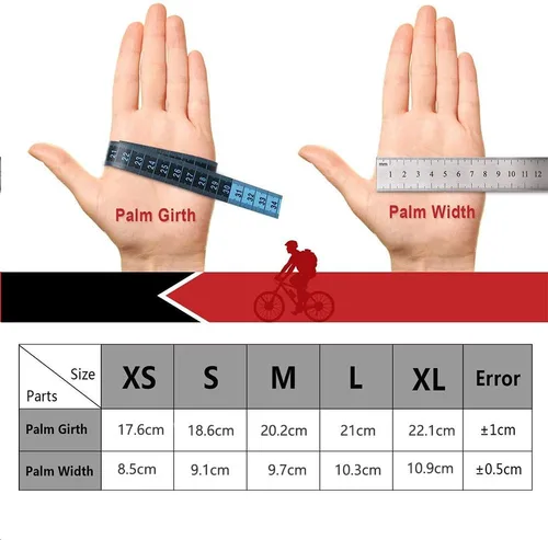 Miniatura 6 de Guantes de ciclismo de esqueleto de hueso para motocicleta guantes de bicicleta acolchados de montaña para hombres y mujeres resistencia al aire
