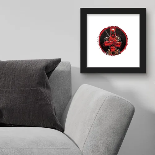 Miniatura 4 de Trends International Gallery Pops Marvel Comics Deadpool - Póster de pared con insignia de brazos cruzados, 12 x 12 pulgadas, versión enmarcada