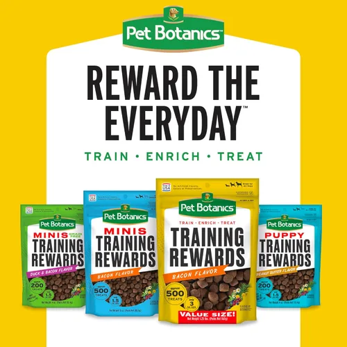 Miniatura 7 de Pet Botanics Training Rewards Golosinas para perros, hechas con hígado de cerdo real, enfoca, motiva, recompensa, acelera la curva de aprendizaje