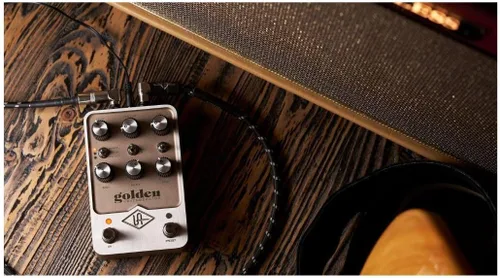 Miniatura 4 de Universal Audio Pedal de reverberación dorado UAFX