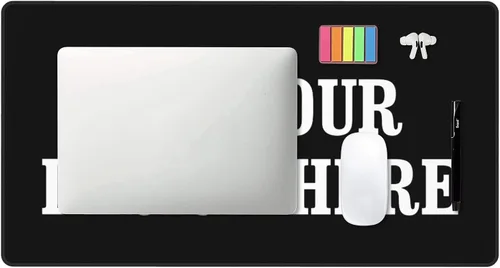 Miniatura 6 de OHORTEB Alfombrilla de mouse personalizada con foto, tapete de escritorio para laptop con imagen y texto personalizados, almohadilla de escritura