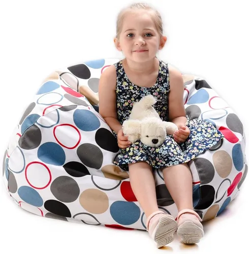 Miniatura 20 de YuppieLife Funda para puf de almacenamiento de animales para niños