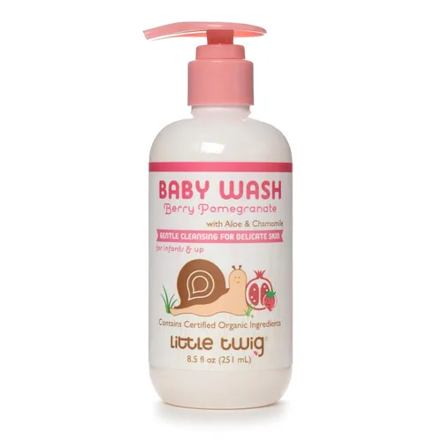 Miniatura 7 de Little Twig Jabón de bebé totalmente natural, hipoalergénico, extra suave, sin perfume, 8.5 onzas líquidas