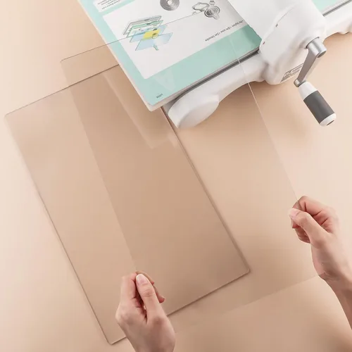 Miniatura 8 de 2 unidades/1 par de almohadillas de corte compatibles con máquina de troquelado BSP y BS Switch Plus, placas de corte de plástico de policarbonato