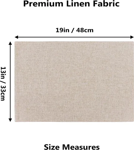 Miniatura 6 de Home Brilliant - Manteles individuales de lino