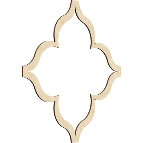 Miniatura 6 de May Paneles decorativos de pared de madera con calado, pequeños, 11 3/8 pulgadas de ancho x 11 3/8 pulgadas de alto x 1/4 pulgadas de alto, roble