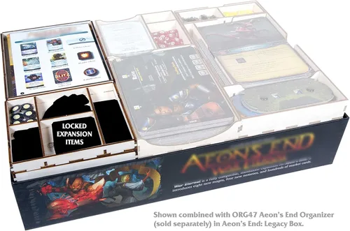 Miniatura 6 de The Broken Token Organizador de juegos - Aeon's End: Legacy - Organizador de juegos compatible, caja de almacenamiento de madera para juegos de mesa