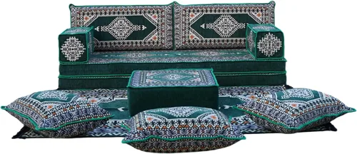 Miniatura 28 de arabicsofa Sofá de piso árabe Jalsa - Sofá tradicional hecho a mano para sala de estar