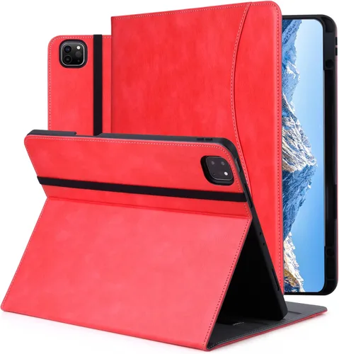 Miniatura 10 de HFcoupe Stitch - Funda para iPad Air 13 2026 M4 / 2025 M3 / 2024 M2, iPad Pro 12.9 6ª 5ª 4ª 3ª generación, soporte para lápices, soporte Azul marino