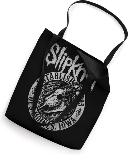 Miniatura 2 de Bolsa oficial Slipknot de cabra con llamas de cabra color negro Blanco 16 pulgadas