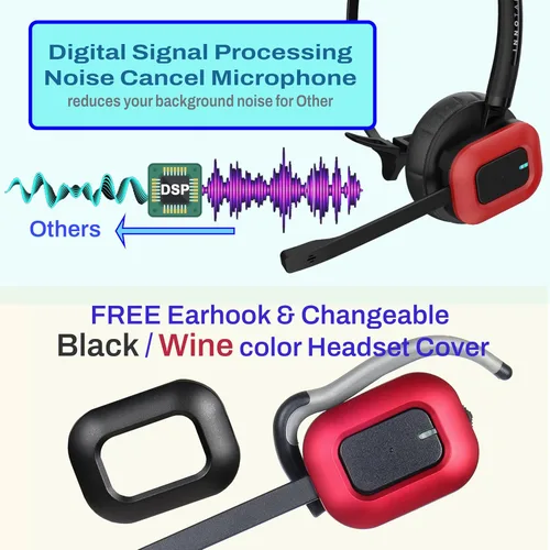 Miniatura 3 de INNOTALK Auriculares inalámbricos DECT de respuesta remota para teléfonos de la serie Poly Polycom Edge - Incluye cable remoto EHS para E100