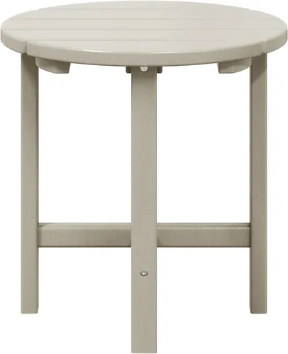 Miniatura 45 de WestinTrends Ashore - Mesa auxiliar Adirondack moderna para patio al aire libre, madera envejecida Roble (Weathered Wood)