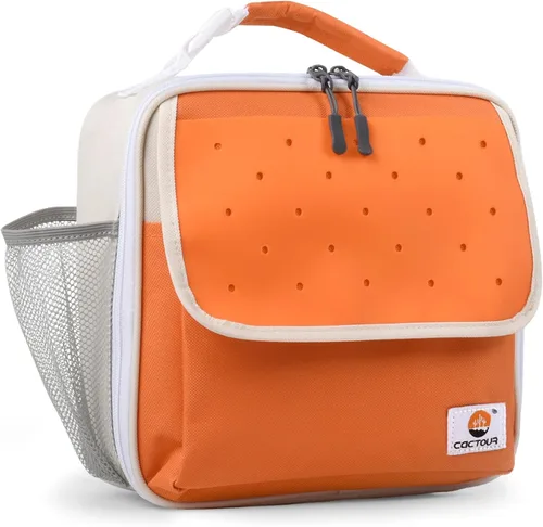 Miniatura 8 de CaCTOUR Lonchera para Niños, 2 Paquetes Bolsa de Almuerzo Aislada para Niñas y Niños, Bolsa Suave Mini Enfriador Regreso a la Escuela Bolsa