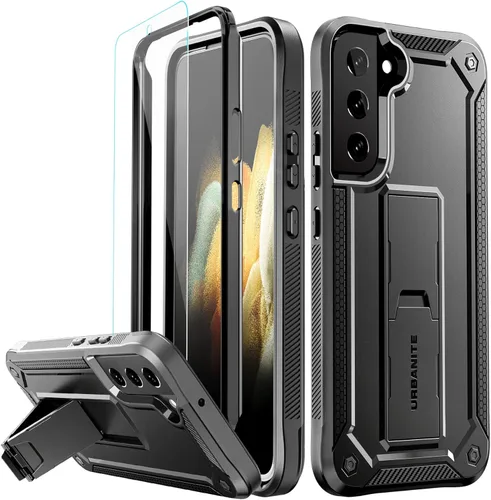Miniatura 23 de URBANITE Funda para Samsung Galaxy S22 Ultra 5G, grado militar, resistente, a prueba de golpes, con función atril para Galaxy S22 Ultra 6.8 pulgadas
