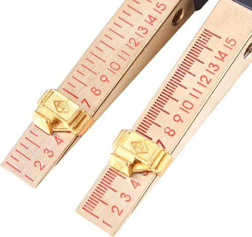 Miniatura 6 de Medidor cónico, universal estándar de soldadura de huecos, cuña, sensor, casa, ingeniería, planitud, herramienta de medición de agujero, escala