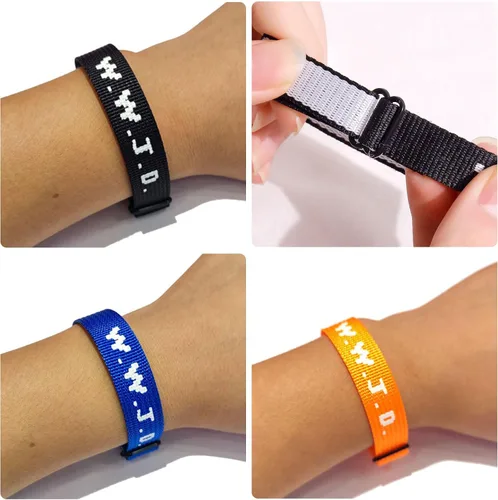 Miniatura 72 de Long tiantian WWJD - Pulsera con texto en inglés «What Would Jesus Do», pulseras WWJD para mujeres, pulseras W.W.J.D para hombres, joyería