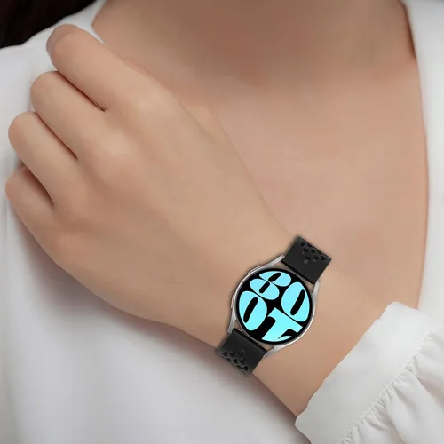 Miniatura 2 de Correa de reloj deportiva compatible con Amazfit Balance/Cheetah/Bip 5/GTR 4/GTR 3 Pro/GTR 3 Correa de 0.866 pulgadas con orificios de aire