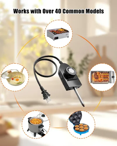 Miniatura 3 de 06900 Control Master Heat Control ProbeQ Compatible con Presto Skillet y Planchas de Olla a Presto, Sartenes, Sonda de Control de Temperatura