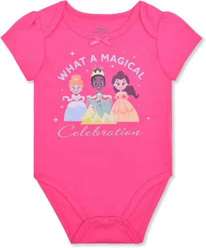Miniatura 3 de Disney Paquete de 3 mamelucos para niñas recién nacidos y bebés