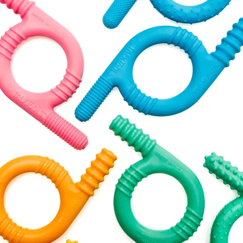 Miniatura 2 de TalkTools Baby Chewy Bumps Herramienta sensorial motora oral para niños y niños pequeños Herramientas de terapia para mejorar la masticación