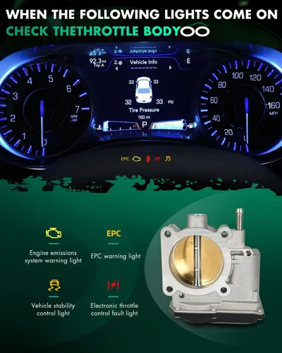 Miniatura 7 de SCITOO Cuerpo electrónico del acelerador compatible con Scion FR-S, para Subaru BRZ, para Toyota 86 - Reemplaza 16112AA400, SU00300313