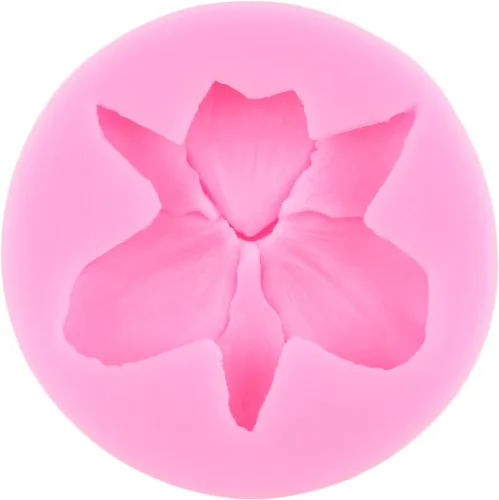 Miniatura 6 de ZiXiang Molde de silicona de flores de orquídea, molde de fondant de plumeria, moldes de hibisco, moldes de chocolate para decoración de pasteles