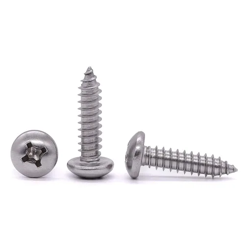 Miniatura 7 de Tornillos para chapa metálica de cabeza cilíndrica #4 x 1, acero inoxidable 304 18-8, cabeza Phillips, autorroscantes, resistentes a la corrosión