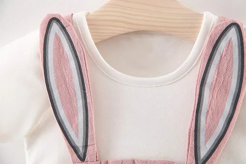 Miniatura 2 de Vestido de princesa de manga larga estilo conejo para niñas