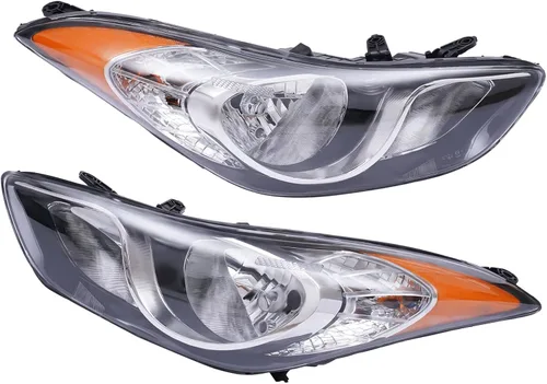 Faro halógeno para Hyundai Elantra 4 puertas 2011 2012 2013 par delantero fábrica faro Asamblea 92101-3Y000 HY2502161 921023Y000 HY2503161