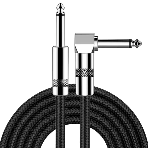 New bee - Cable de guitarra de 10 pies, para instrumentos eléctrico, cable AMP para bajo, para guitarra eléctrica, bajo eléctrico, mandolina