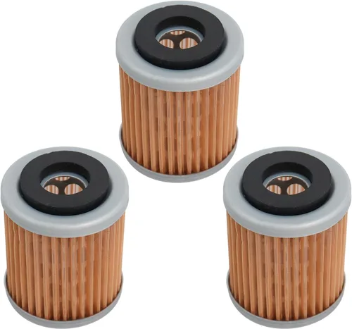 KN142 - Filtro de aceite compatible con Yamaha YFM350 YFP350 YFM350X Warrior YFM350FW YFM400 Big Bear Wolverine YZ426F YZ250 YZ400F Reemplazar HF142