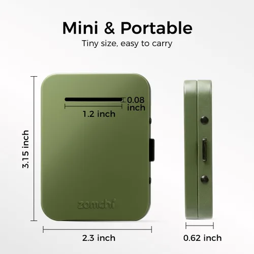 Miniatura 3 de ZOMCHI Banco de cuchillas de afeitar para cuchillas de afeitar de seguridad de doble filo, contenedor de eliminación compacto para almacenamiento