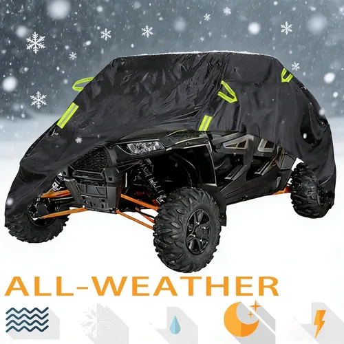 Miniatura 6 de UTV Cover for CFmoto UFORCE U10 Pro XL 6 SEAT, Water Resistant Outdoor Storage All-Season Dust Protection, Weather Resistant Vehicle Cover for