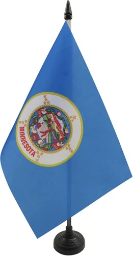 Miniatura 87 de Bandera de mesa de Colorado de 4 x 6 pulgadas, bandera de escritorio del estado de Colorado de EE. UU., 5.9 x 3.9 in, palo y base de plástico negro