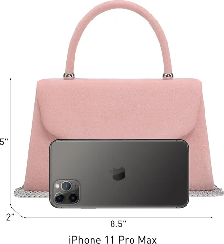 Miniatura 25 de Dasein Bolso de noche para mujer, embragues de fiesta, bolsos de boda, cóctel, baile de graduación, bolsos con purpurina esmerilada