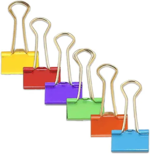 Miniatura 20 de Broches aprietapapeles JAM Paper®, Blanco