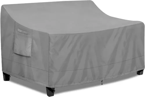 Miniatura 14 de PureFit Funda impermeable para sofá de exterior, funda para muebles de sofá de patio, funda de sofá biplaza de 2 plazas con ventilación de aire