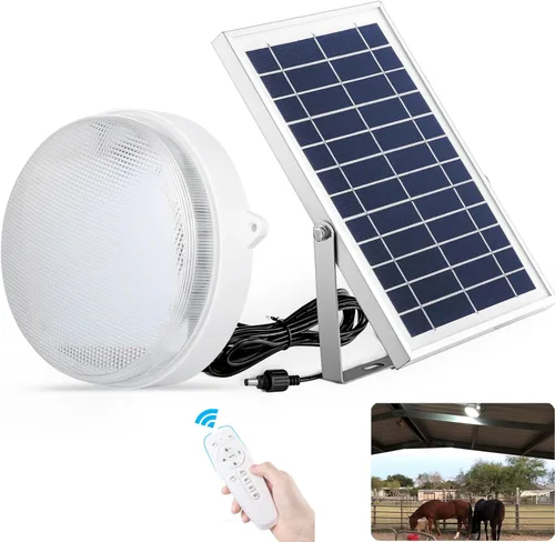 Miniatura 9 de Luces solares de techo para interiores y exteriores, paquete de 2 unidades, regulables, 3000 K, 4000 K, 6000 K, luces solares con interruptor