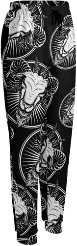 Miniatura 5 de Baphomet Head Womens Sweatpants High Waisted Jogger Pants Trousers with Pockets