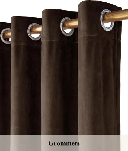 Miniatura 248 de StangH Cortinas de Terciopelo Verde Esmeralda de 96 Pulgadas - Cortinas Opacas de Terciopelo de Lujo Súper Suaves, Elegante Cobertura de Ventana