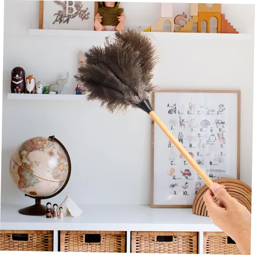 Miniatura 2 de Plumero de pelo suave, trapeador automático, trapeador de mano, fregonas negras, aparatos de limpieza, escoba de cucharón, muebles retráctiles