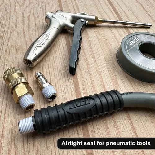 Miniatura 5 de JACO ThreadPro Cinta de sellado de rosca de alta densidad - 1/2 pulgada x 125 pies (Mega rollo) Sellador profesional de tubos de PTFE Cinta