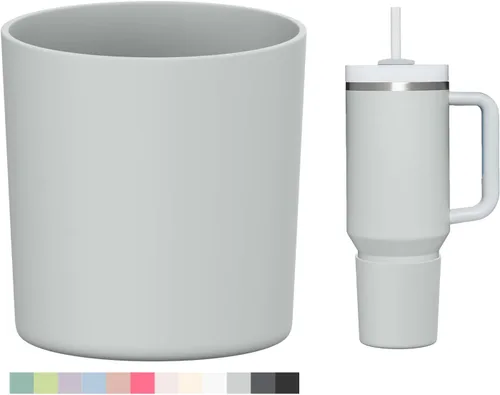 Miniatura 28 de WUQID Bota de silicona superior compatible con Stanley Quencher H2.0 e IceFlow Flip y ProTour de 40oz 30oz 20oz 14oz, se ajusta al mismo diámetro