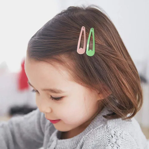 Miniatura 7 de JIARON 80 pinzas para el cabello, pasadores de metal antideslizantes de 2 pulgadas para niñas, niños, bebés y mujeres (20 colores)