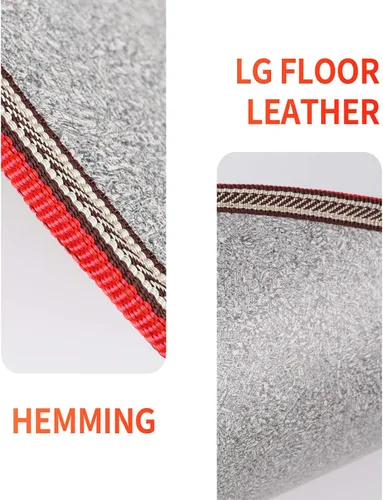 Miniatura 5 de Alfombras eléctricas con calefacción - Calentador de pies AC 110V, alfombra con calefacción para pies debajo del escritorio para oficina y hogar Gris