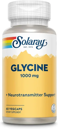 SOLARAY L-glicina, tapa vegetal (Btl-plástico) | 60ct