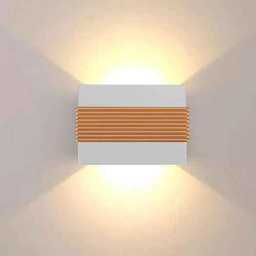 Kawell Apliques de pared LED modernos para interiores y exteriores, lámpara de pared LED creativa de 10 W, pasillo, accesorios de iluminación