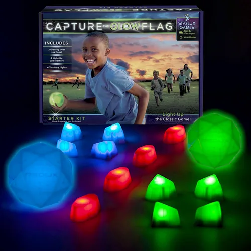 Miniatura 10 de Juego captura la bandera Redux, un juego nocturno al aire libre para grupos de jóvenes, cumpleaños y equipos, prepárese para una aventura que brilla