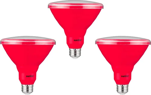 Miniatura 13 de Sunlite 40244 - Foco empotrable LED PAR38 de color, 15 vatios (equivalente a 75 W), base mediana (E26), reflector, certificación ETL, azul, paquete