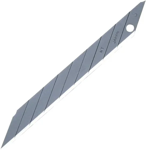 Miniatura 8 de NT Cutter Cuchillas extraafiladas, finas y negras a presión, de 0.354 in, 50 cuchillas/paquete, 1 paquete (BA-52P)